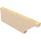 Ekena Millwork 2in. W x 8in. H x 24in. L Burlington Woodgrain TimberThane Rafter Tail, Primed Tan RFTUR02X08X24BURRCPR - alternate 2